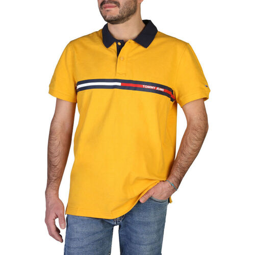 textil Herre Polo-t-shirts m. korte ærmer Tommy Hilfiger - dm0dm13295 Gul