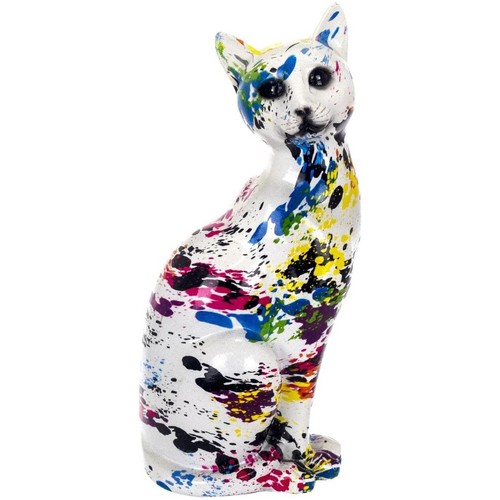 Indretning Små statuer og figurer Signes Grimalt Cat Figur Flerfarvet
