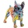 Indretning Små statuer og figurer Signes Grimalt Fransk Bulldog Figur Flerfarvet