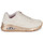 Sko Pige Lave sneakers Skechers UNO GEN1 Beige / Guld