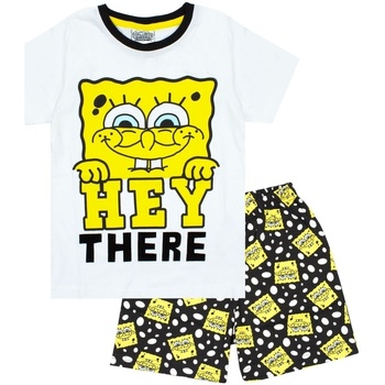 textil Dreng Pyjamas / Natskjorte Spongebob Squarepants  Flerfarvet
