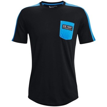 textil Herre T-shirts m. korte ærmer Under Armour Pocket Sort, Blå