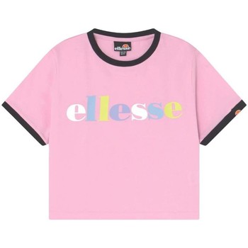 textil Pige T-shirts m. korte ærmer Ellesse  Pink