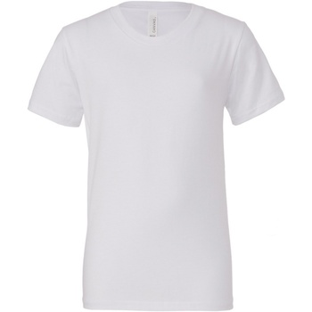 textil T-shirts m. korte ærmer Bella + Canvas CA3001Y Hvid