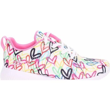 Sko Dame Lave sneakers Skechers Bobs Squad Starry Love Hvid, Gul, Pink
