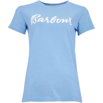textil Dame T-shirts & poloer Barbour LTS0395 BL19 Blå