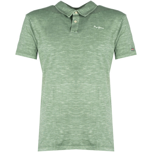textil Herre Polo-t-shirts m. korte ærmer Pepe jeans PM541665 | Barney Grøn