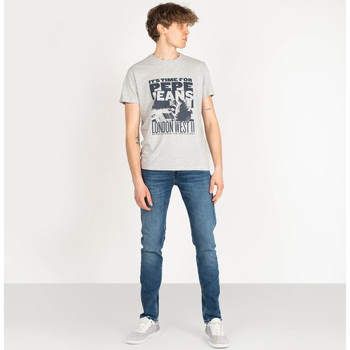 textil Herre Lærredsbukser Pepe jeans PM205895DH74 | Hatch Regular Blå