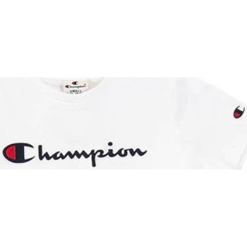 textil Dreng T-shirts m. korte ærmer Champion  Hvid