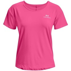 textil Dame T-shirts m. korte ærmer Under Armour Rush Energy Core Pink