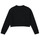 textil Pige Sweatshirts Calvin Klein Jeans METALLIC BOX LOGO SWEATSHIRT Sort