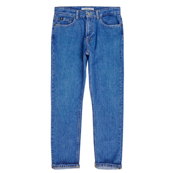 textil Dreng Lige jeans Calvin Klein Jeans DAD FIT BRIGHT BLUE Blå