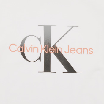 Calvin Klein Jeans GRADIENT MONOGRAM T-SHIRT Hvid