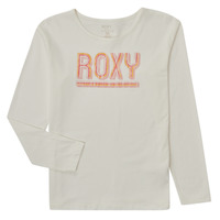 textil Pige Langærmede T-shirts Roxy THE ONE A Hvid