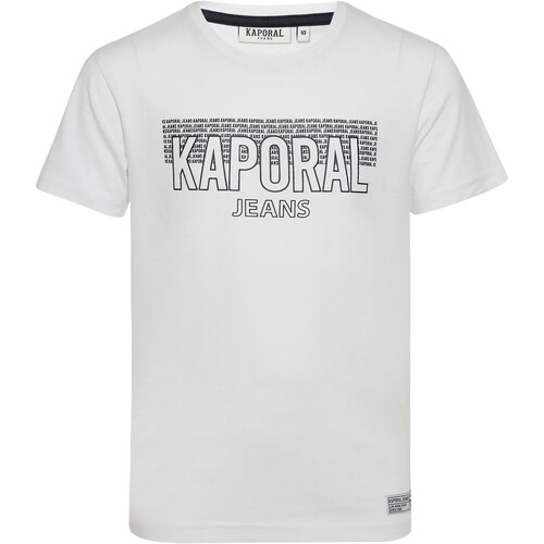 textil Pige T-shirts m. korte ærmer Kaporal 183618 Hvid