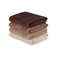 Indretning Håndklæde og badehandske Mjoll RAINBOW X40 Fløde beige brun