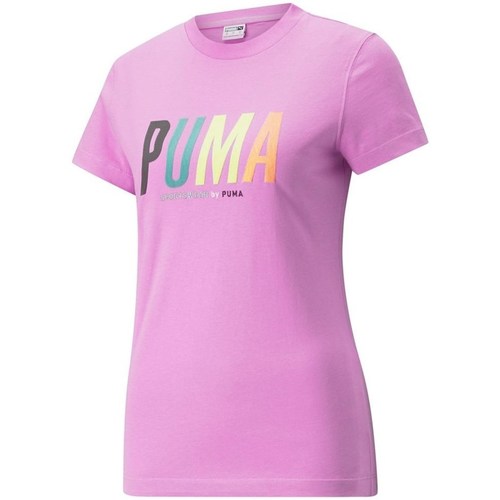 textil Dame T-shirts m. korte ærmer Puma Swxp Graphic Pink