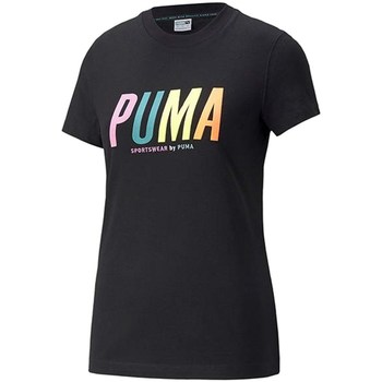 textil Dame T-shirts m. korte ærmer Puma Swxp Graphic Sort