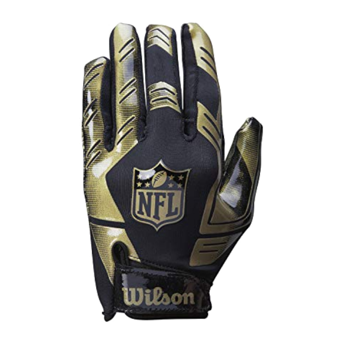 Accessories Herre Sportstilbehør Wilson NFL Stretch Fit Receivers Gloves Sort