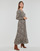 textil Dame Lange kjoler Ikks BV30365 Flerfarvet