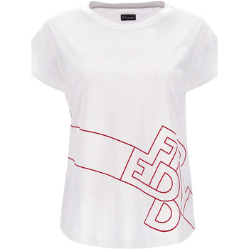 textil Dame T-shirts & poloer Freddy S2WFTT2 Hvid
