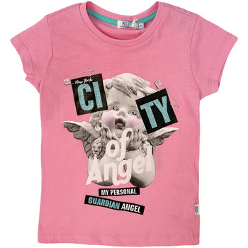 textil Børn T-shirts & poloer Melby 72E5575 Pink