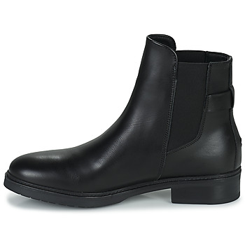 Tommy Hilfiger Coin Leather Flat Boot Sort