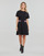 textil Dame Korte kjoler Karl Lagerfeld JERSEY DRESS W/LOGO WAIST Sort
