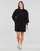 textil Dame Korte kjoler Karl Lagerfeld FABRIC MIX SWEATDRESS Sort