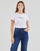 textil Dame T-shirts m. korte ærmer Pepe jeans NEW VIRGINIA Hvid