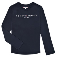 textil Pige Langærmede T-shirts Tommy Hilfiger KG0KG05247-DW5 Marineblå