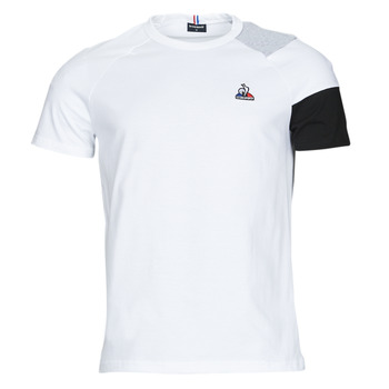 textil Herre T-shirts m. korte ærmer Le Coq Sportif BAT TEE SS N 1 Hvid / Grå / Sort