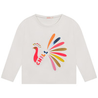 textil Pige Langærmede T-shirts Billieblush U15A38-121 Hvid
