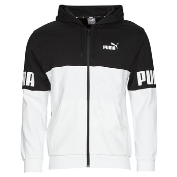 textil Herre Sweatshirts Puma PUMA POWER COLORBLO Sort / Hvid