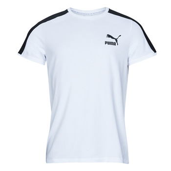 textil Herre T-shirts m. korte ærmer Puma ICONIC T7 Hvid