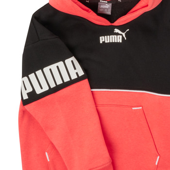 Puma PUMA POWER COLORBLOCK HOODIE Sort / Orange