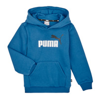 textil Dreng Sweatshirts Puma ESS 2 COL BIG LOGO HOODIE Blå