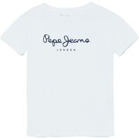 textil Dreng T-shirts m. korte ærmer Pepe jeans ART Hvid