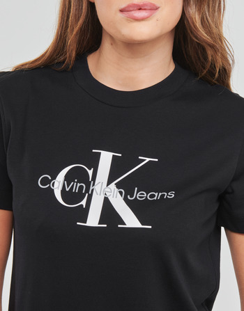Calvin Klein Jeans CORE MONOGRAM REGULAR TEE Sort