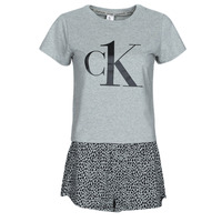textil Dame Pyjamas / Natskjorte Calvin Klein Jeans SLEEP SHORT Grå