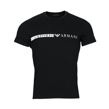 textil Herre T-shirts m. korte ærmer Emporio Armani  Sort