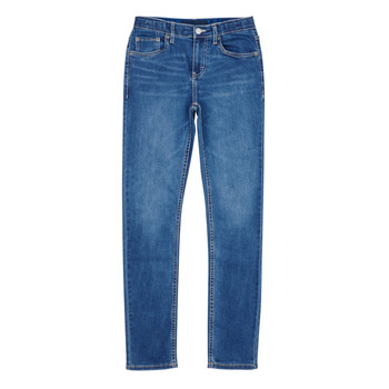 textil Dreng Smalle jeans Levi's 512 SLIM TAPER Blå