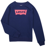 textil Pige Sweatshirts Levi's LOGO CREW Marineblå
