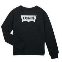 textil Pige Sweatshirts Levi's LOGO CREW Sort