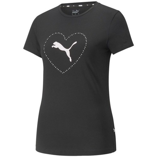 textil Dame T-shirts m. korte ærmer Puma Valentine S Day Graphic Sort