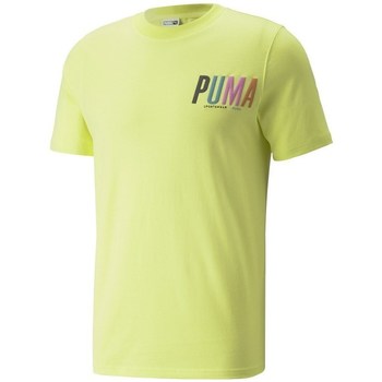 textil Herre T-shirts m. korte ærmer Puma Swxp Graphic Gul