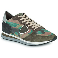 Sko Herre Lave sneakers Philippe Model TROPEZ X LOW MAN Camouflage / Kaki