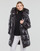 textil Dame Dynejakker MICHAEL Michael Kors HORIZONTAL QUILTED DOWN COAT WITH  ATTACHED HOOD Sort