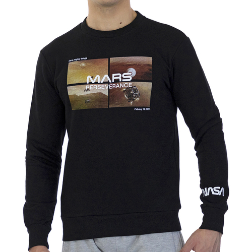 textil Herre Sweatshirts Nasa MARS09S-BLACK Sort