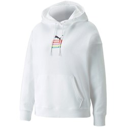 textil Dame Sweatshirts Puma Brand Love Hvid
